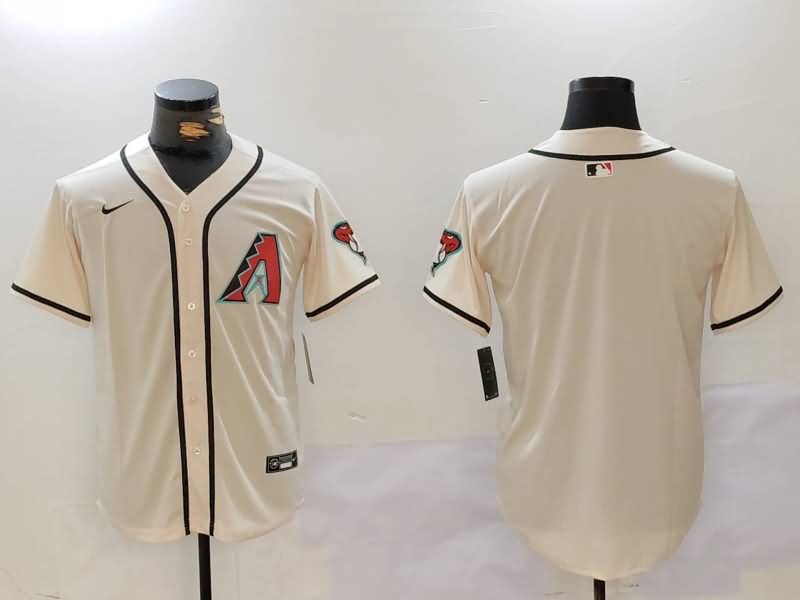 Arizona Diamondbacks Cream MLB Jersey 02