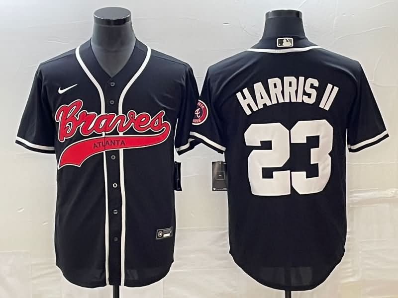 Atlanta Braves Black MLB Jersey 03