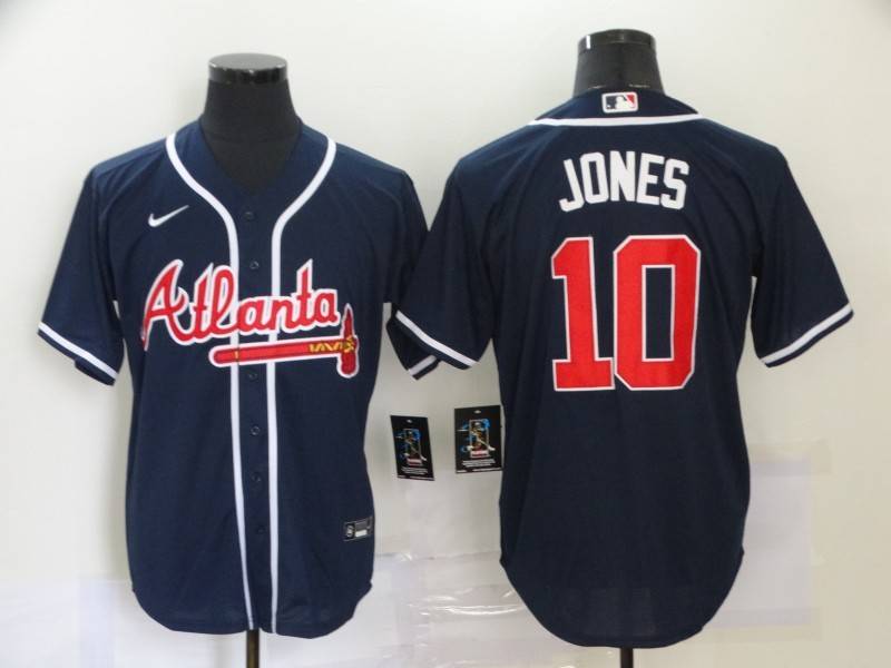 Atlanta Braves Dark Blue MLB Jersey