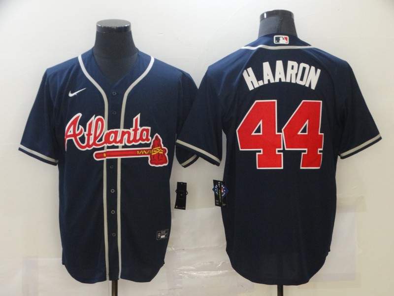 Atlanta Braves Dark Blue MLB Jersey