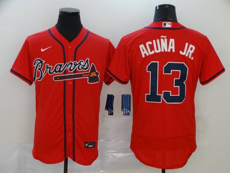 Atlanta Braves Red Elite MLB Jersey