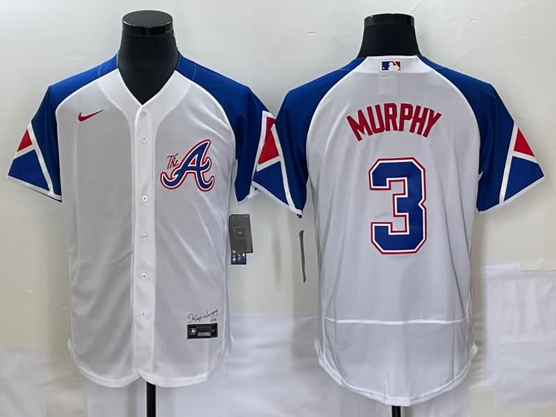 Atlanta Braves White Elite MLB Jersey 02