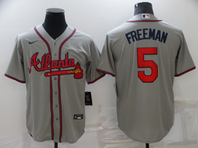 Atlanta Braves Grey MLB Jersey