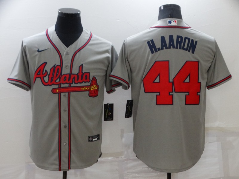 Atlanta Braves Grey MLB Jersey