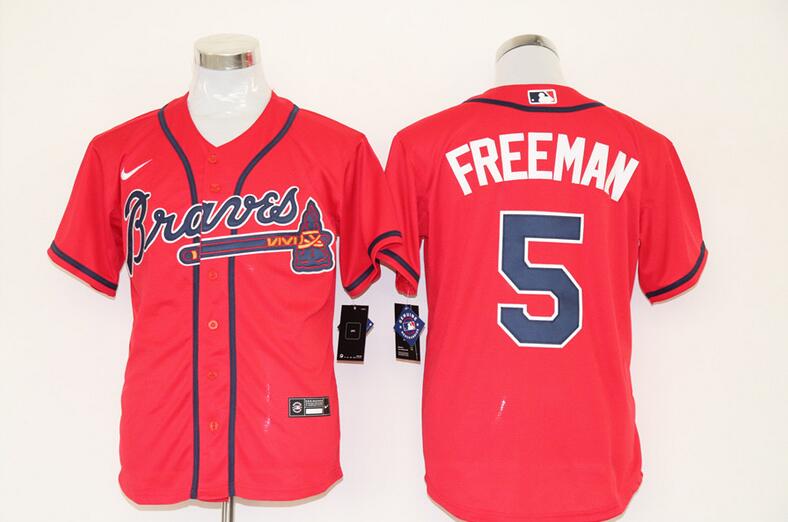 Atlanta Braves Red MLB Jersey