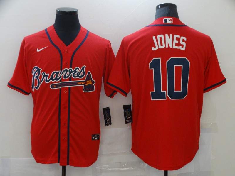 Atlanta Braves Red MLB Jersey