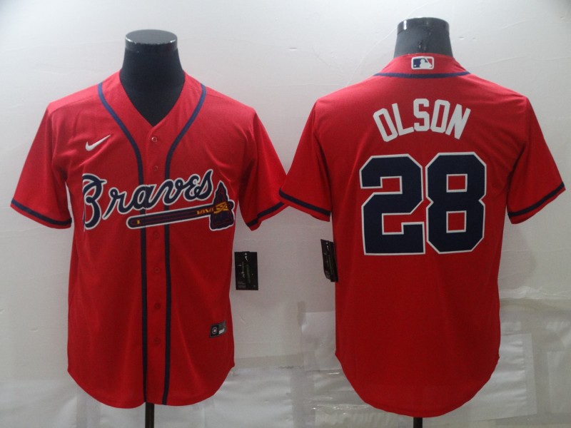 Atlanta Braves Red MLB Jersey