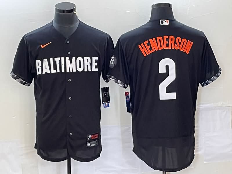 Baltimore Orioles Black Elite MLB Jersey 02