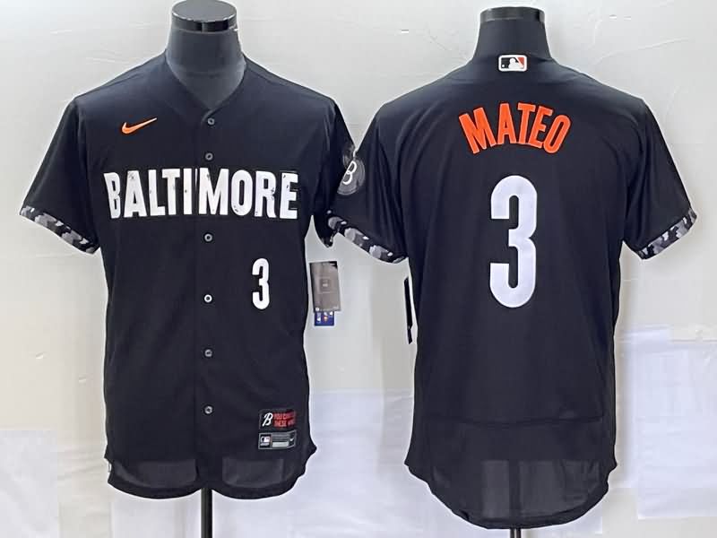 Baltimore Orioles Black Elite MLB Jersey 02