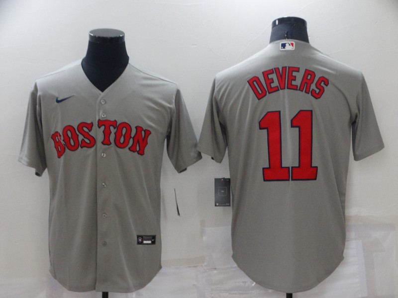 Boston Red Sox Grey MLB Jersey