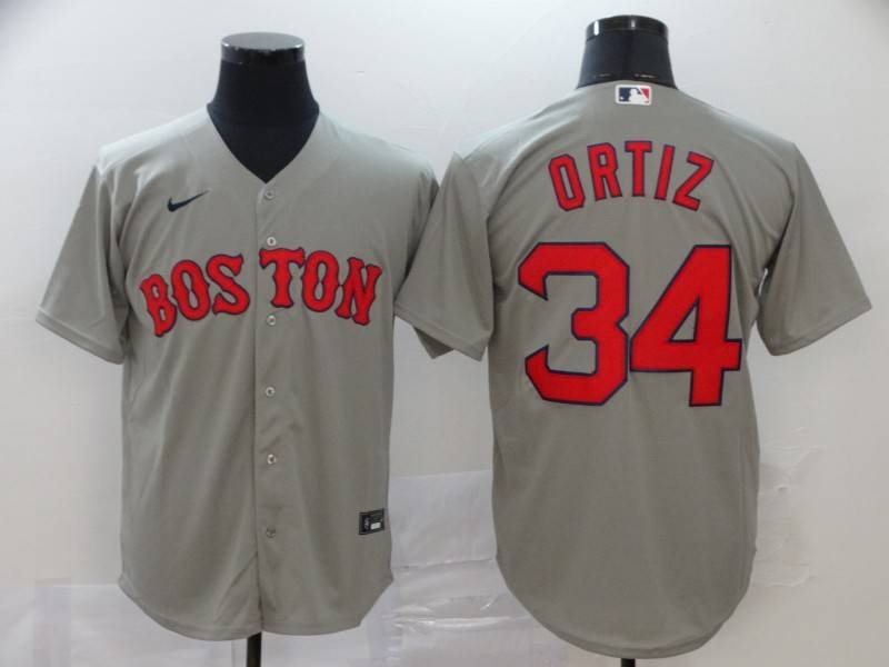 Boston Red Sox Grey MLB Jersey