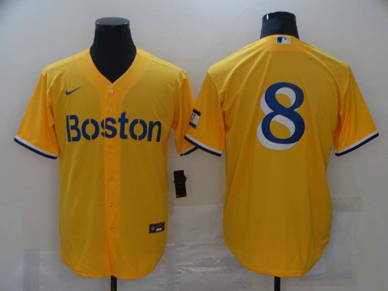 Boston Red Sox Yellow MLB Jersey