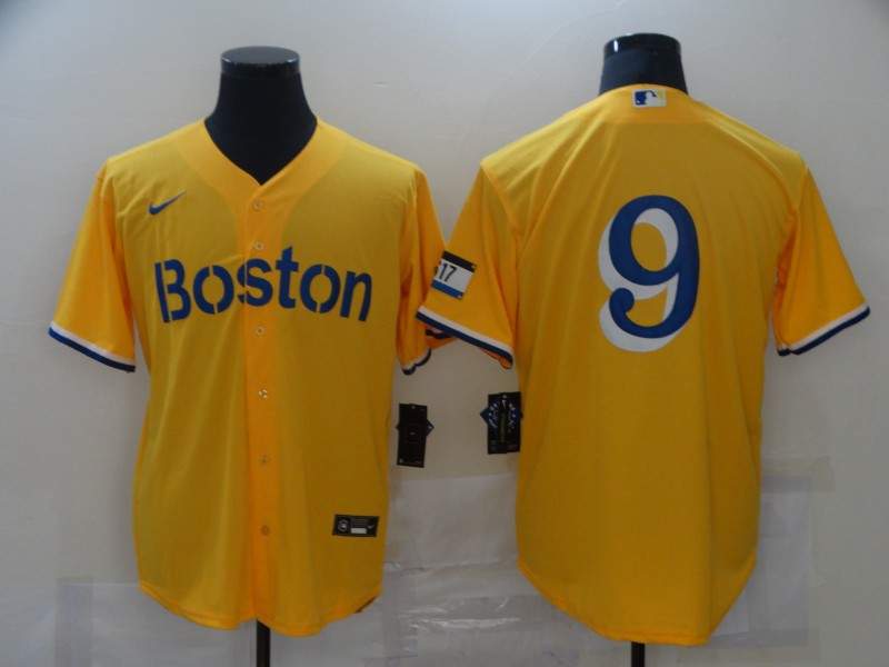 Boston Red Sox Yellow MLB Jersey