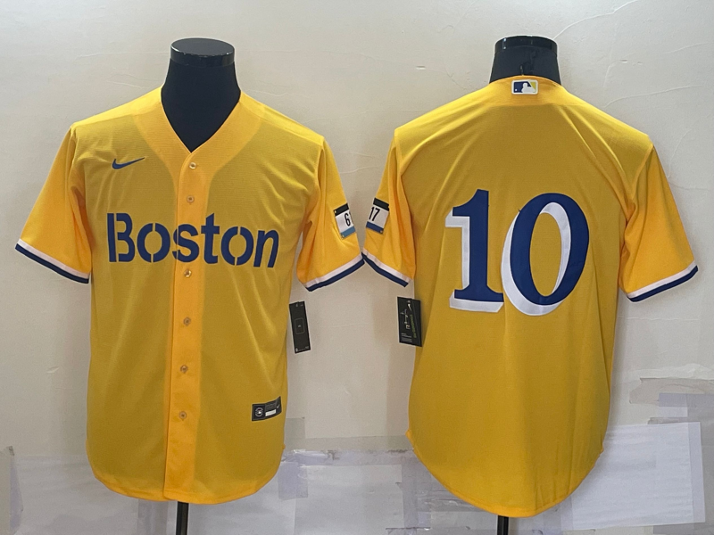 Boston Red Sox Yellow MLB Jersey