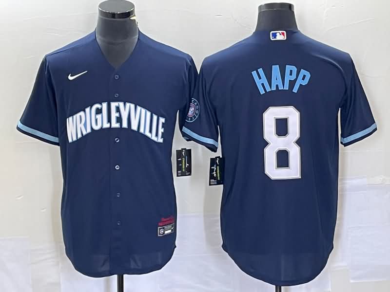 Chicago Cubs Dark Blue MLB Jersey