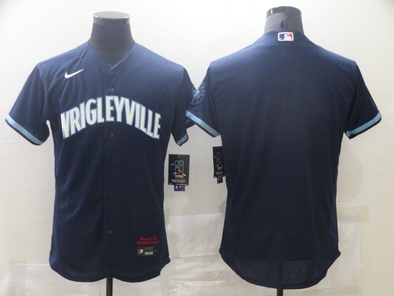 Chicago Cubs Dark Blue Elite MLB Jersey