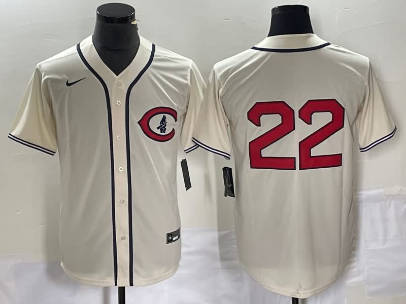 Chicago Cubs Cream Retro MLB Jersey