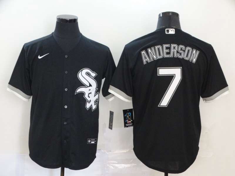 Chicago White Sox Black MLB Jersey 02