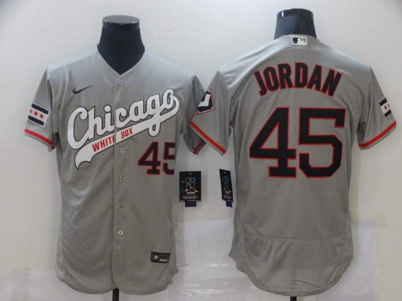 Chicago White Sox Grey Elite MLB Jersey 02