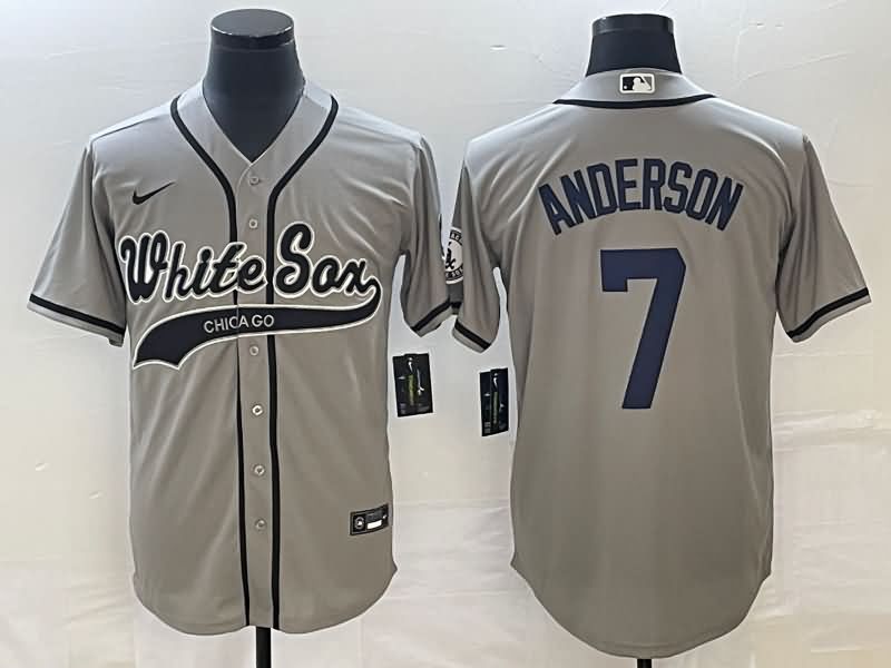 Chicago White Sox Grey MLB Jersey 02