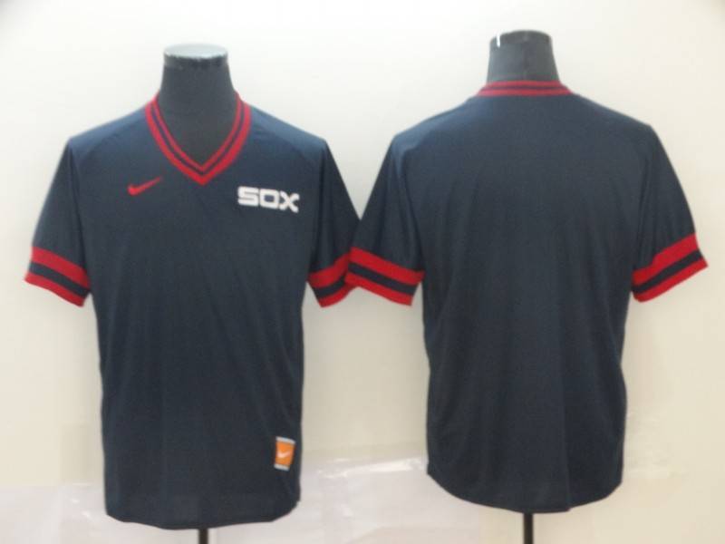 Chicago White Sox Dark Blue Retro MLB Jersey