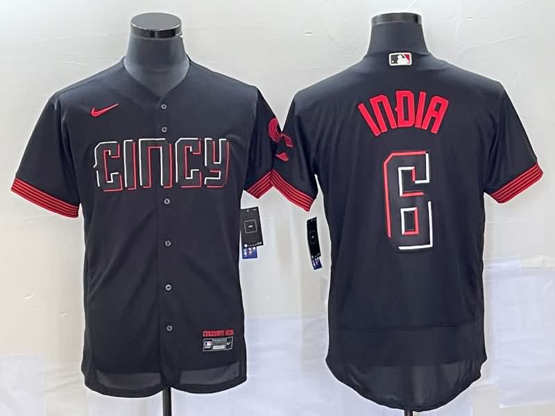 Cincinnati Reds Black Elite MLB Jersey