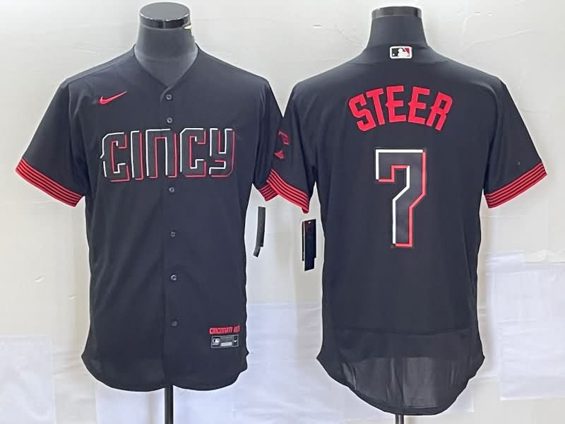 Cincinnati Reds Black Elite MLB Jersey