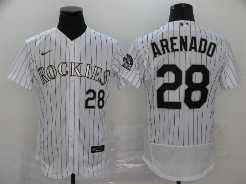 Colorado Rockies White Elite MLB Jersey