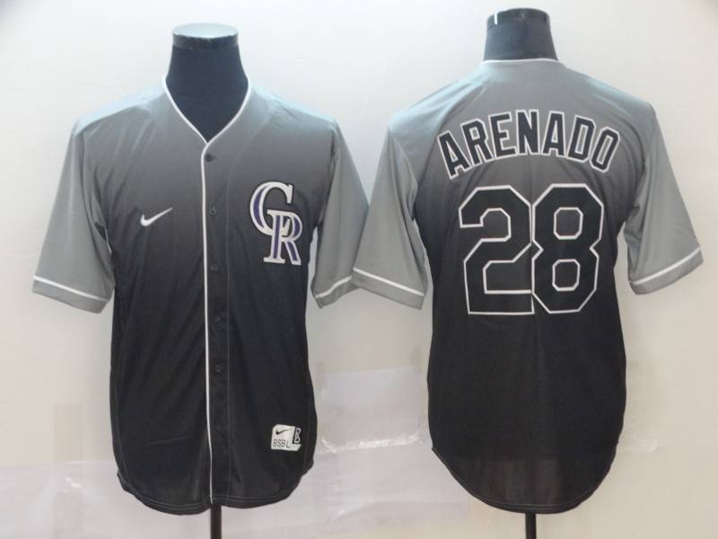 Colorado Rockies Black Fashion MLB Jersey