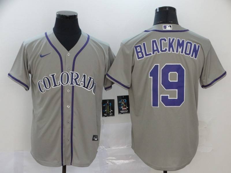 Colorado Rockies Grey MLB Jersey