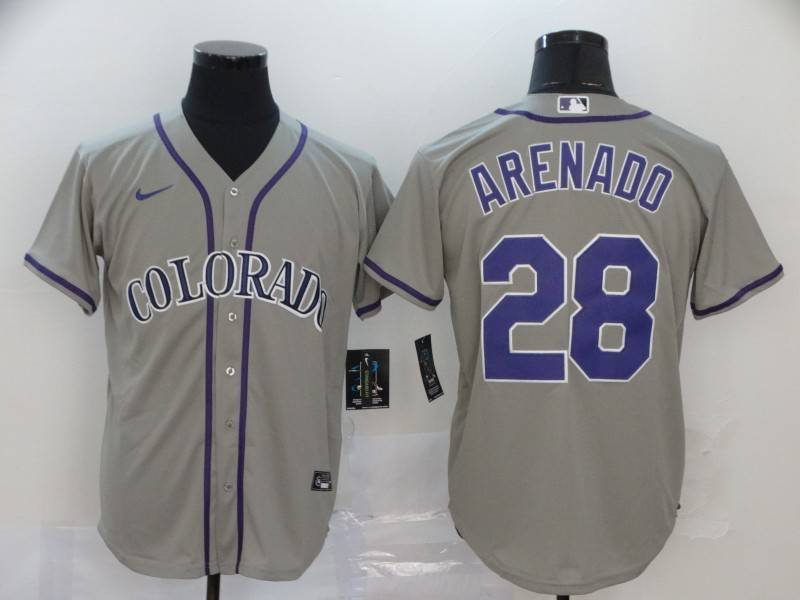 Colorado Rockies Grey MLB Jersey