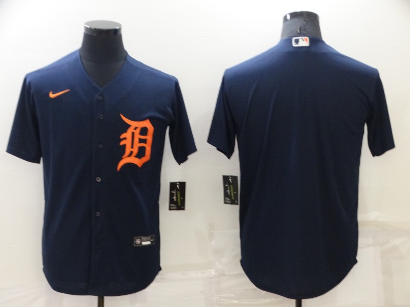 Detroit Tigers Dark Blue MLB Jersey