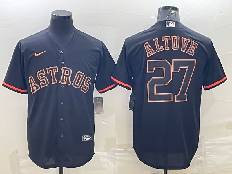 Houston Astros Black MLB Jersey 03