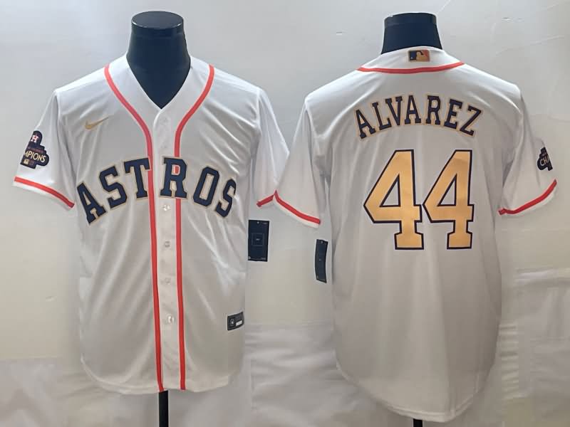 Houston Astros White Champion MLB Jersey 02