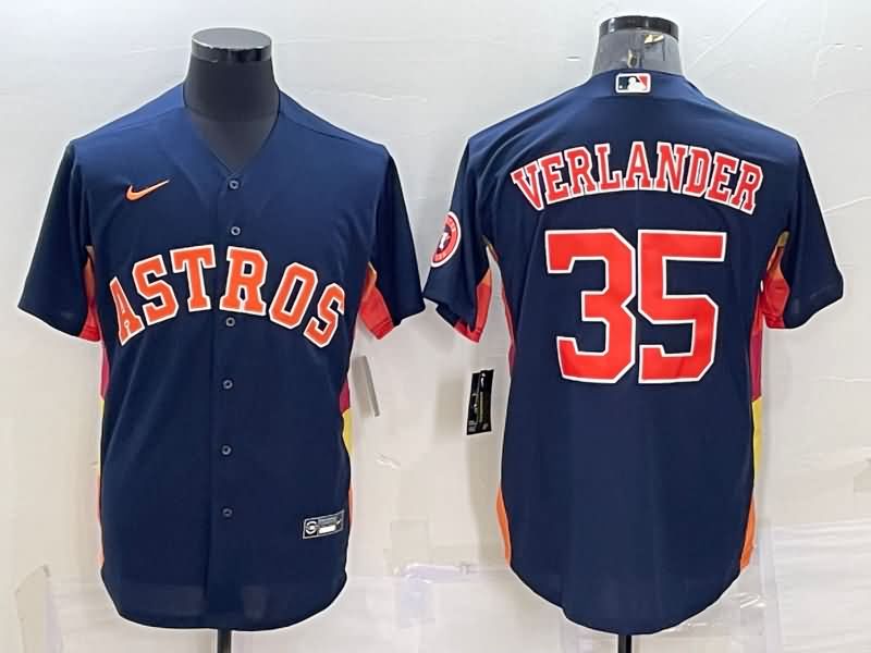 Houston Astros Dark Blue MLB Jersey