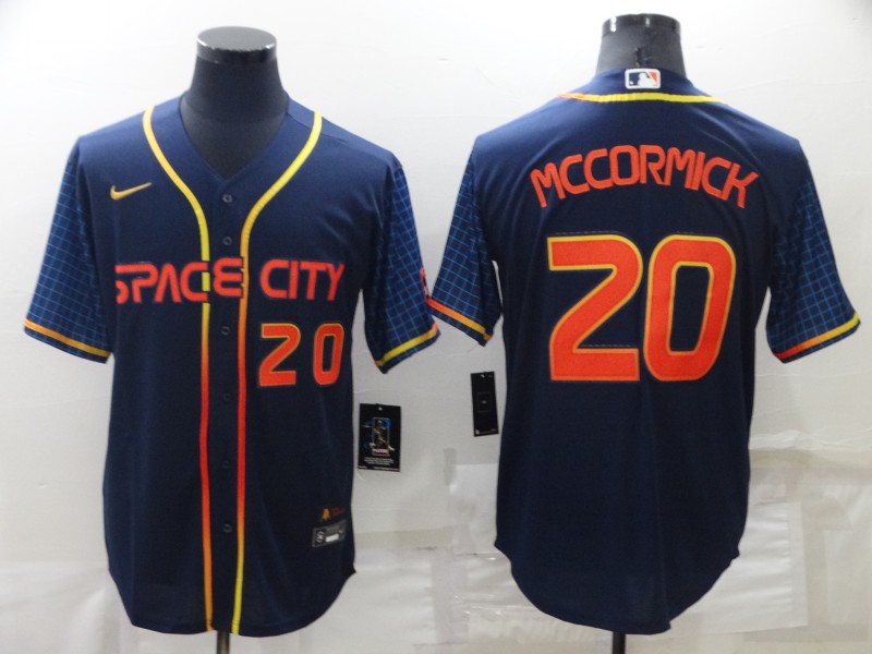 Houston Astros Dark Blue MLB Jersey 02