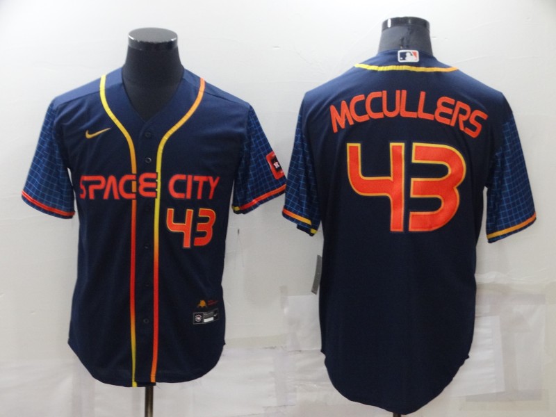 Houston Astros Dark Blue MLB Jersey 02