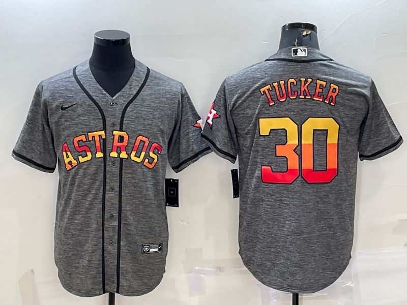 Houston Astros Grey MLB Jersey 02