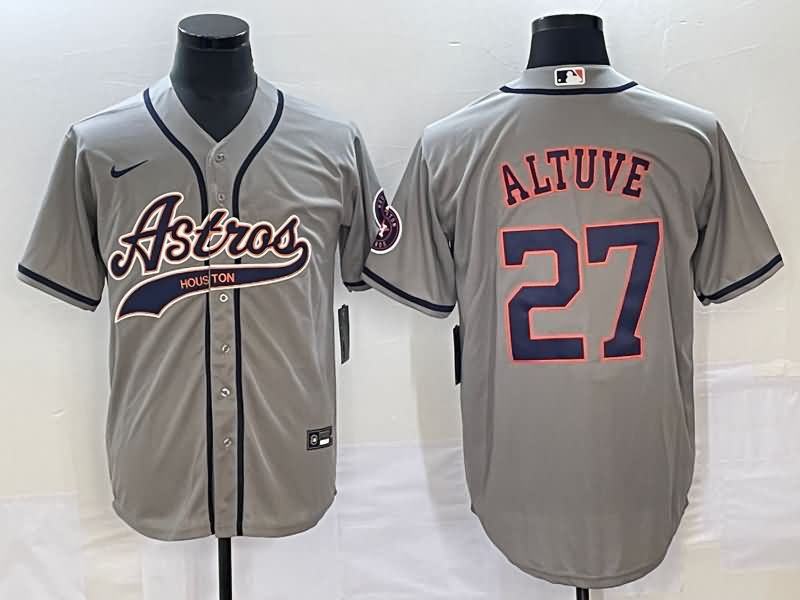 Houston Astros Grey MLB Jersey 03