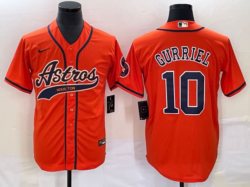 Houston Astros Orange MLB Jersey 02