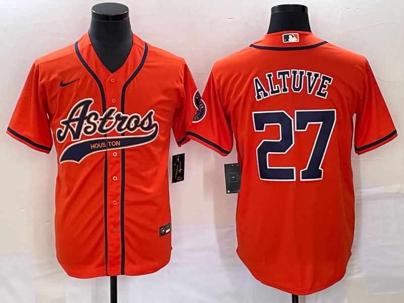 Houston Astros Orange MLB Jersey 02