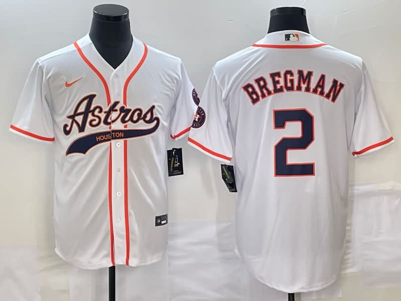 Houston Astros White MLB Jersey 03