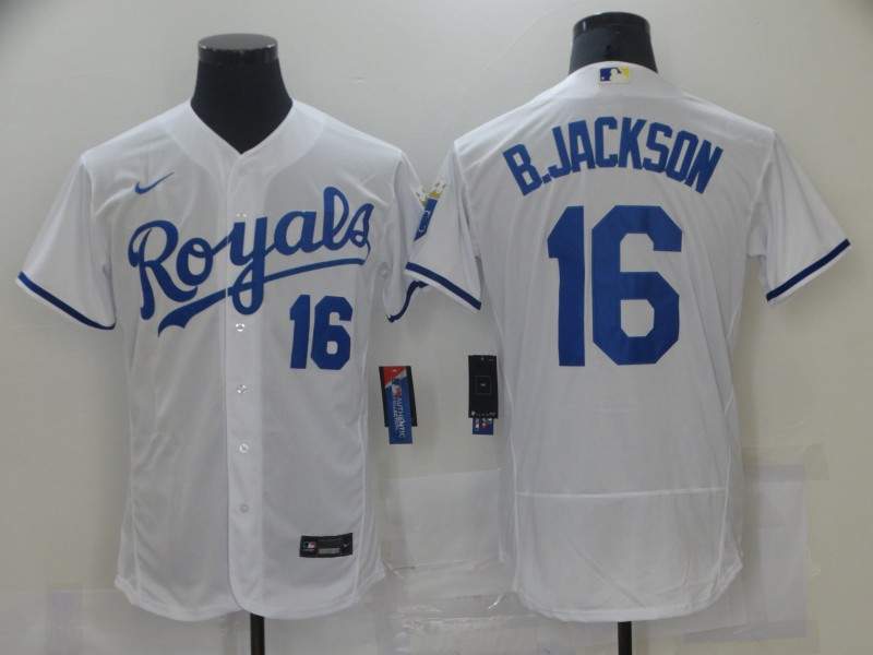 Kansas City Royals White Elite MLB Jersey