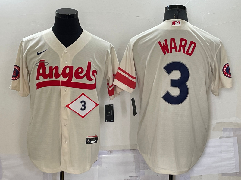 Los Angeles Angels Cream MLB Jersey