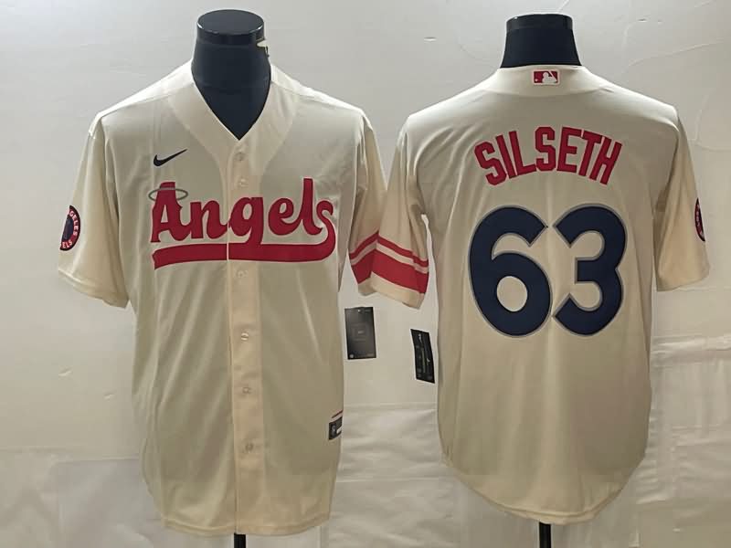 Los Angeles Angels Cream MLB Jersey
