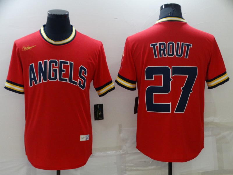 Los Angeles Angels Red Cooperstown Collection MLB Jersey