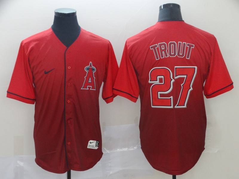 Los Angeles Angels Red Fashion MLB Jersey