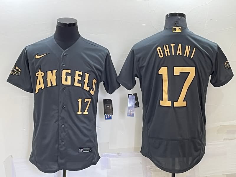 Los Angeles Angels Black ALL STAR Elite MLB Jersey