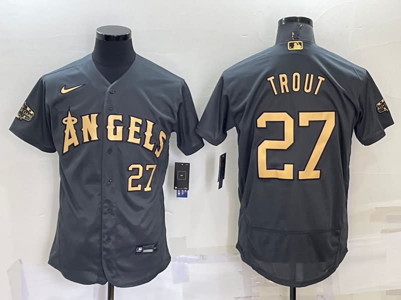 Los Angeles Angels Black ALL STAR Elite MLB Jersey