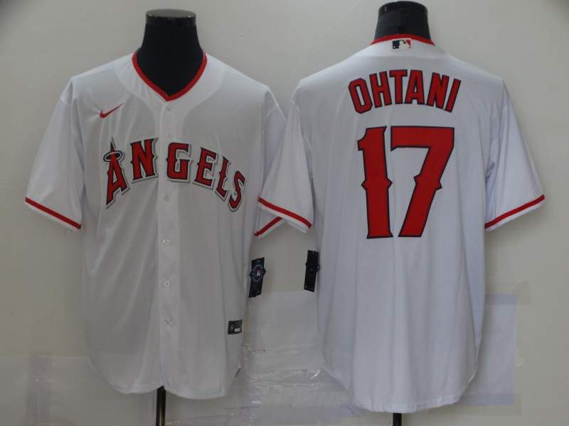 Los Angeles Angels White MLB Jersey